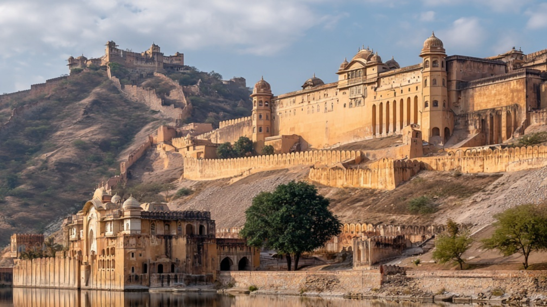 Amber Fort and Maota Lake