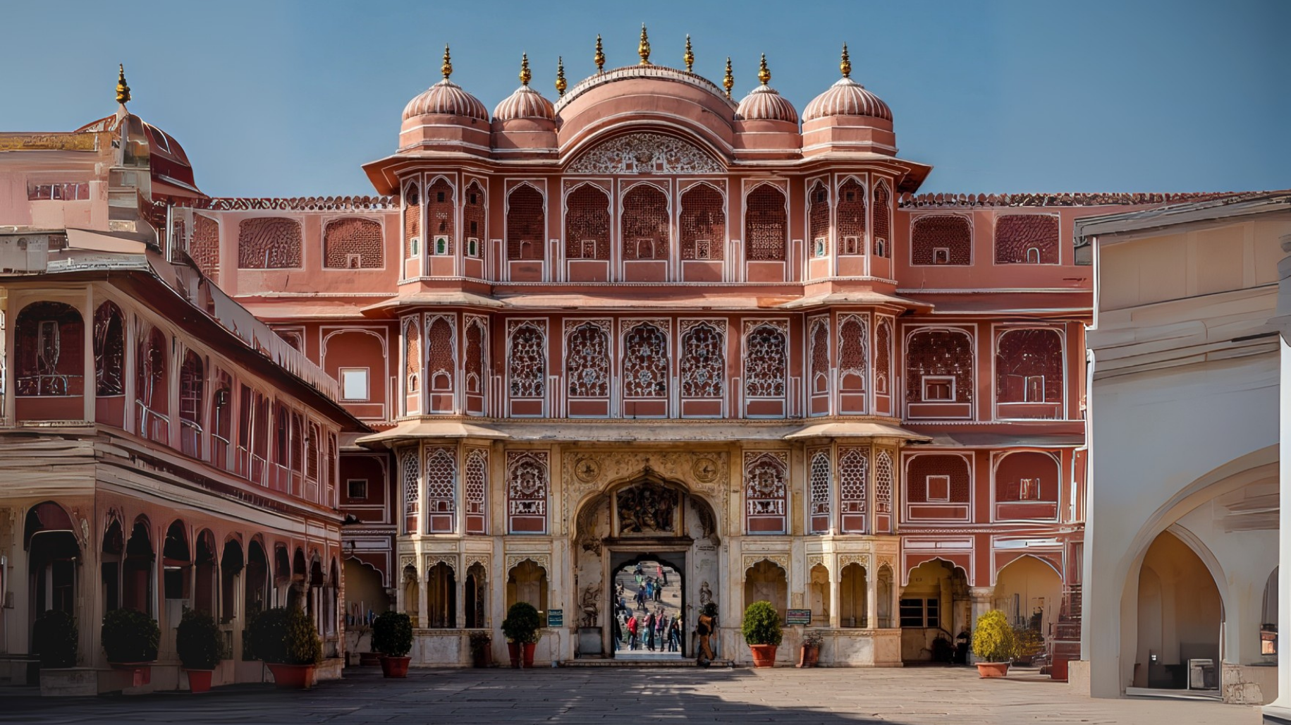 City Palace courtyards
